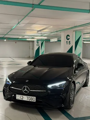 Mercedes Benz cle 200 coupe 2024 amg night package وراد و صيانة الوكالة طلب خاصspecial order