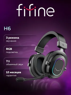 Headset Fifine H6 7.1 Rgb