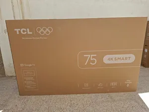 عرض نااار على شاشه TCL حجم 75 بوصه فور كي سمارت اندرويد اصلي P6L