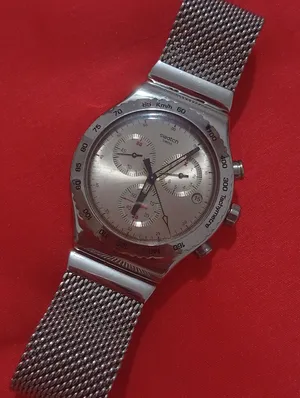 Swatch Chronograph Vintage – Swiss Made – Stainless Steel Mesh for sale