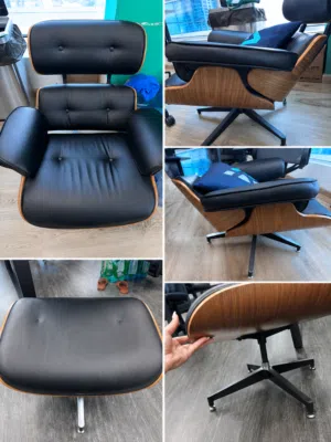 No brand, locally manufactured Lounge Chair with Ottoman