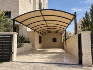 مظلات سيارات قوسية للكراجات المنزلية والمواقف العامة