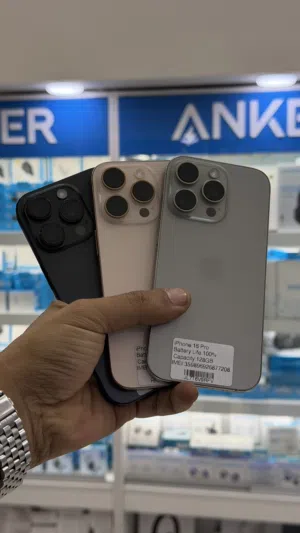 iPhone 16Pro 128GB بحال الوكاله كفاله مدخل خط سنتين بفاتورة رسميه