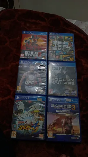 سيديات للبيع 6 سيديات اسدي الاول    RED Deed Redemption 2 GTA 5  اسيدي اثاني  اسيدي اثالث UFC 3 اسي
