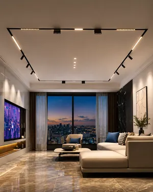 We provide professional modern lighting, gypsum ceiling, magnetic track lighting and architectural.