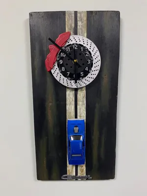 wall clock Dodge Charger with opening doors & touch-activated lighting!