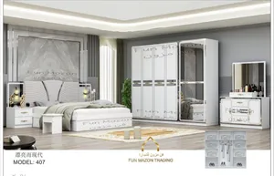 مجموعة غرفة نوم ممتازة 6 قطع مع مرتبة طبية PREMIUM BED ROOM SET 6 pcs WITH MEDICAL MATTRESS