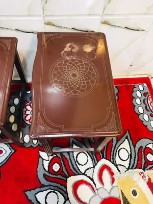طبلات خشب عدد 4 احجام مختلفه