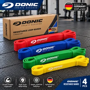طقم ربر باند 4 قطع ألماني أصلي من DONIC
