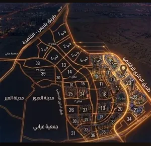اراضي للبيع في العبور الجديده مساحات مختلفه ومميزه بأسعار مختلفه ومميزه