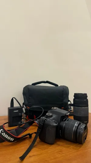 كاميرا Canon 1200D مع عدسة زوم إضافية