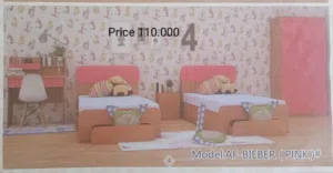 طقم غرفة نوم مفرد جديد تمامًا مع مرتبة Single Bed Room Set with mattress Made In Thailand