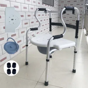 كرسي كومود 4×1 مساعد مشي + استحمام + حمام نخب اول