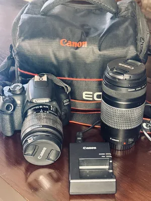 كاميرا كانون Canon 1200D مع عدستين