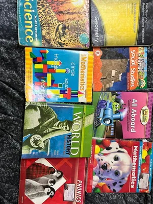 كتب مدرسية للمنهج الأمريكي للبيع الآن Pearson and PRENTICE HALL and SCOTT FORESMAN