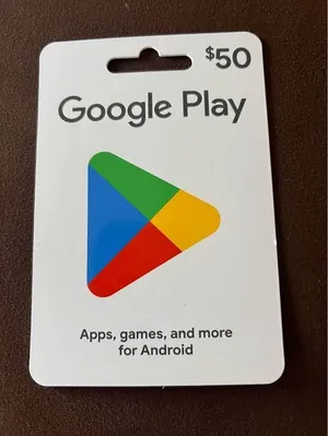 بطاقه جوجل بلاي امريكي 50 دولار
