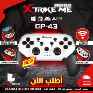 وحدات التحكم / يد العاب جيمنغ اندويد اركيد XTRIKE ME GP-43 PS4 PS3 ANDROID PC Wireless Gamepad