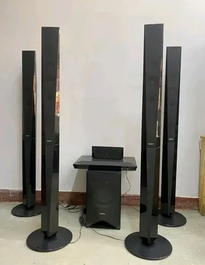 للبيع مسرح منزلي نوعيه سوني بلوتوث  طبعا الجهاز كامله اغراضه خمس سماعات وصب بحال الوكاله  استخدام
