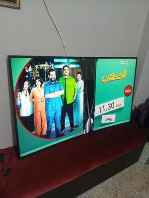 شاشه 55 سامسونج سمارت اخدت خبطة وشغاله بكرتونتها وريموت