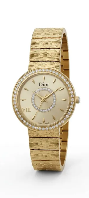 Dior Gold Tone Watch – Elegant Luxury Style
