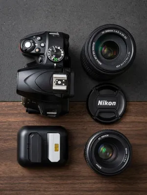 Nikon D3400 DSLR Full Kit - 3 Lenses 70-300 + 18-55 + 50mm 1.8D - 2 Batteries - Urgent Sale