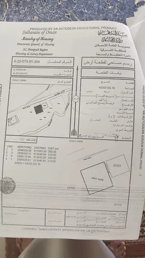 مزرعه للبيع ( حيوانيه و زراعيه )