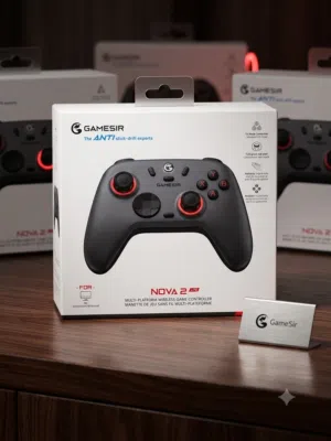 يد التحكم اللاسلكية GameSir Nova 2 Lite   عصي تحكم ومحفزات Hall Effect لمنع مشكلة الـ Stick Drift