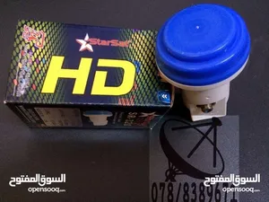 نظام ستلايت يشمل صحن 60سم+لاقط مخرج واحد شامل التركيب والتوصيل والبرمجة