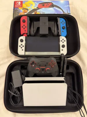 Nintendo Switch OLED Complete Bundle (with lots of freebies)