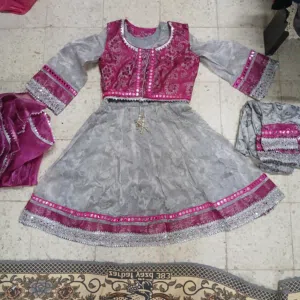 Afghan type Pakistani dress one time used