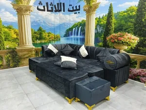 الحق عروض على الركنة جديدة زيرو خشب كونتر - 2 كنبة + كنبة بتتفتح سرير + باف هدية
