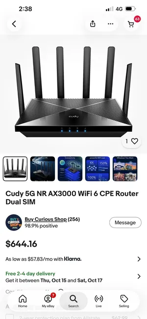 راوتر كودي 5G AX3000 Wi-Fi 6 (Cudy P5)