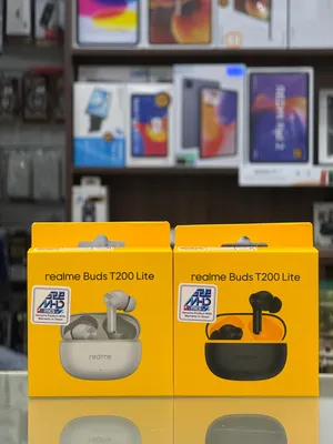 ريلمي بودز تي 200 لايت  سماعة اذن ضمان سنة  REALME BUDS T200 lite