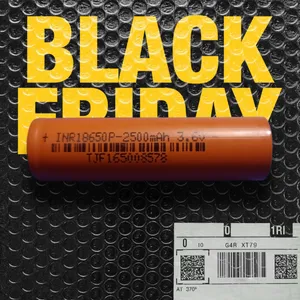 ABS  INR 18650 Lithium ion battery 2500MAH 30A HIGH POWER 12c بطاريات ليثيوم أيون تفريغ عالي