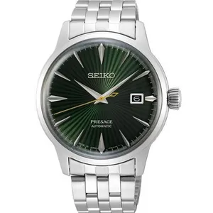 SEIKO PRESAGE GREEN DIAL AUTOMATIC MENS WATCH SRPE15J1