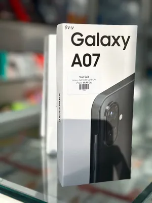 Samsung Galaxy A07 Smartphone in Black with 4+64GB Storage