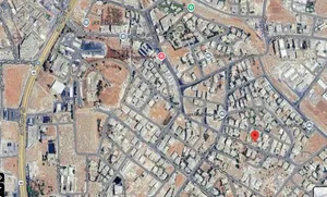 للبيع قطعه ارض في الجويده واجهه 22م مساحه 489م