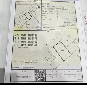 ارض سكنيه ف خور الحمام المساحه 1215 متر موقع جميل ف كل الخدمات مباشر من المالك