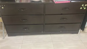 Six drawers wooden cupboard