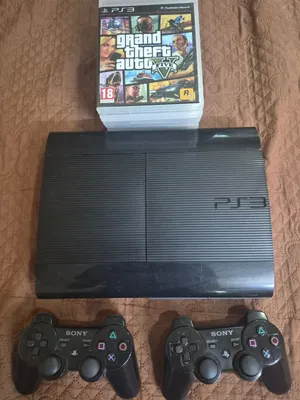 بلايستيشن 3 /Playstation 3 مستعمل مع تعديل 56 لعبة غير السيديات