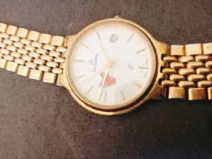 ساعة اصلية تحفه Crovana SWISS MADE مذهب كوارتز