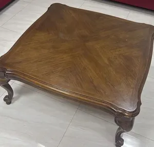 Wooden Coffee Table (walnut polished wood)