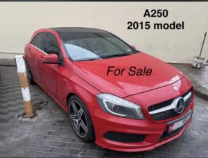 مرسيدس A250 موديل 2015 مواصفات خليجيه نظيفه جدا ممشا الموتر 220,000 مطلوب 35000 للتواصل