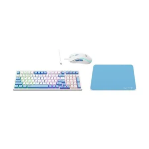 ماوس و كيبورد و ماوس باد جديدات ما مفتوحات ضمان سنتين الماوس والكيبورد RGB منفذ Type-C ماركة Havit