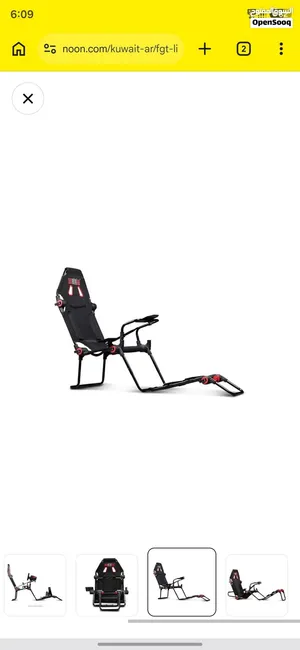 Next Level Racing F-GT LiteFoldable Simulator Cockpit & Next Level Racing Lite Monitor Stand