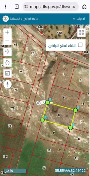 قطعة ارض مميزة للبيع ايدون العوامية الشرقية على شارع 20 متر
