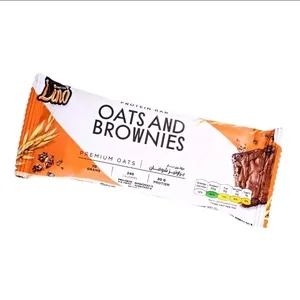 لينو بروتين بار بالشوفان والبراونيز – 20 جم بروتين – 70 جم Lino Oats & Brownies Protein bar 20 g