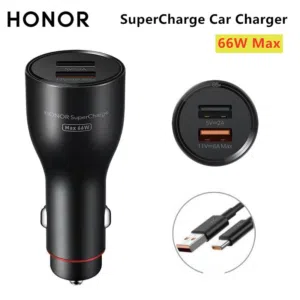 HONOR SuperCharger Car Charger 66W هونر شاحن سياره 66 واط