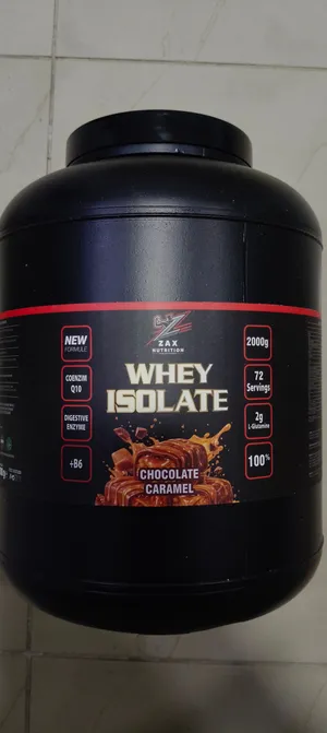 ZAX Whey Isolate 2KG بروتين واي ايزوليت شوكولاتة كراميل 72 حصة