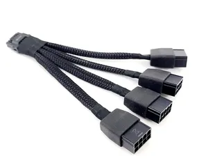 POWER ADAPTER CABLE FOR NVIDIA RTX GRAPHICS CARD 1X MALE - 12 PIN 4X FEMALE 8 PIN